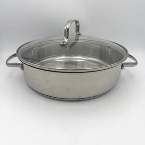 NuWave Precision Induction 3.5QT Stainless Steel Multi-Purpose Pot w/ Glass Lid